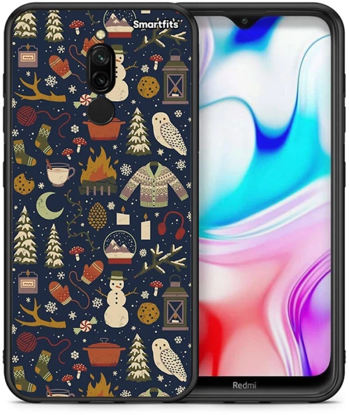 Christmas Elements - Xiaomi Redmi 8 case
