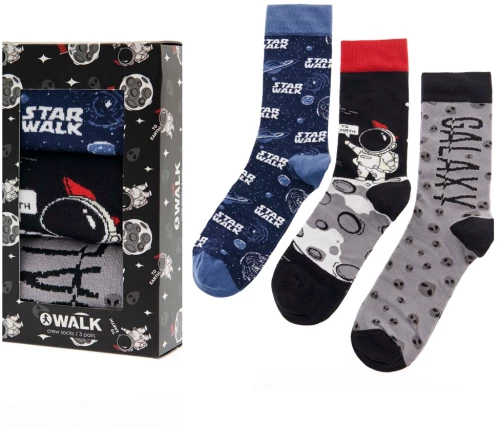 Walk Unisex Βαμβακερές Κάλτσες 3ΤΜΧ BS-4