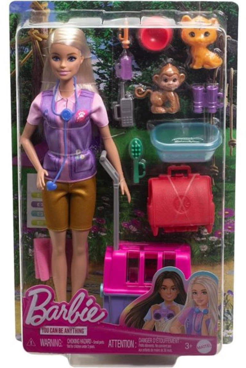 Mattel Barbie Διασώστρια Άγριων Ζώων - HRG50