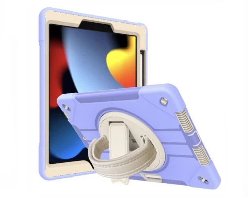Ανθεκτική Θήκη Solid 360 Back Cover Σιλικόνης Μωβ (IPad 10.9”)