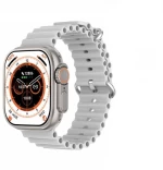 DT NO1 DT8 Ultra + GPS 2,1 Ιντσών HD Smart Watch(Ocean Strap) - White