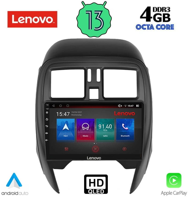 LENOVO SSX 9451_CPA (SQUARE) (9inc) MULTIMEDIA TABLET OEM NISSAN MICRA mod. 2014-2017