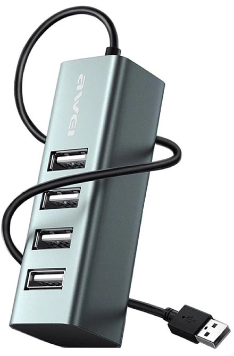 Αντάπτορας USB 2.0 Hub με 4 θύρες - CL-122 - AWEI - 888063