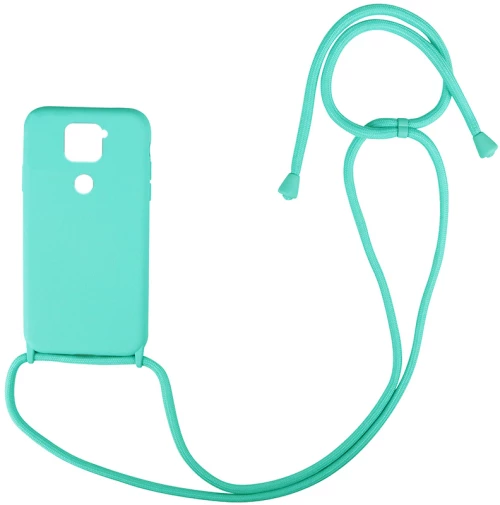 Θήκη Σιλικόνης με Κορδόνι CarryHang Sonique Xiaomi Redmi Note 9 Γαλάζιο - Sonique - Γαλάζιο - Redmi Note 9 - Θήκες Πλάτης