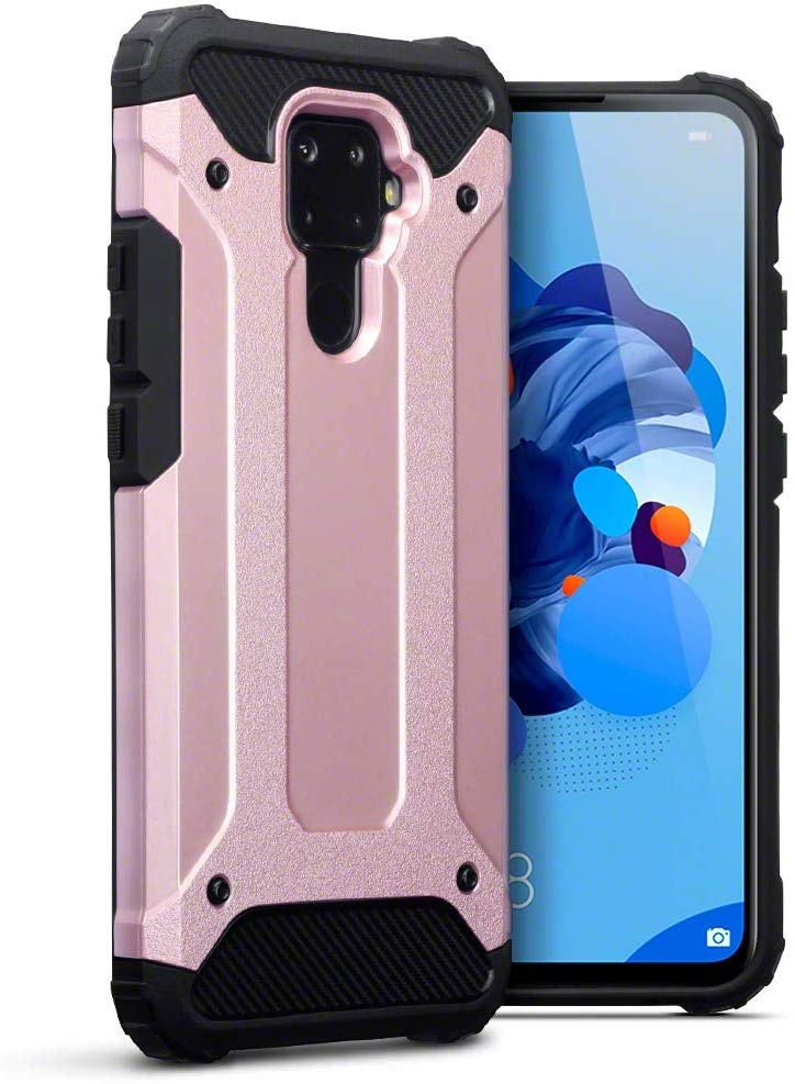 Terrapin Ανθεκτική Θήκη Double Layer Impact Huawei Mate 30 Lite - Rose Gold (131-083-118)