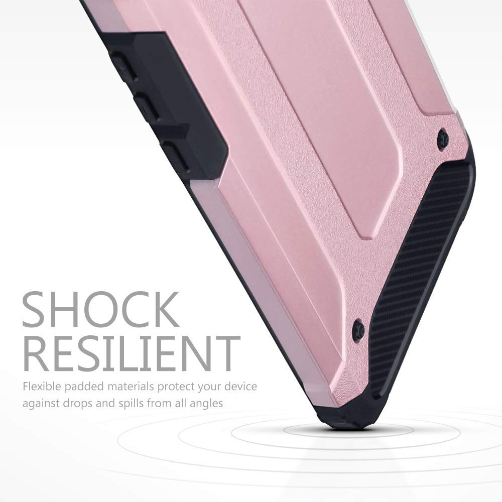 Terrapin Ανθεκτική Θήκη Double Layer Impact Huawei Mate 30 Lite - Rose Gold (131-083-118)