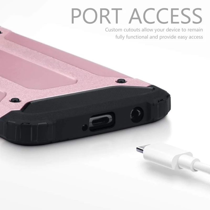 Terrapin Ανθεκτική Θήκη Double Layer Impact Huawei Mate 30 Lite - Rose Gold (131-083-118)