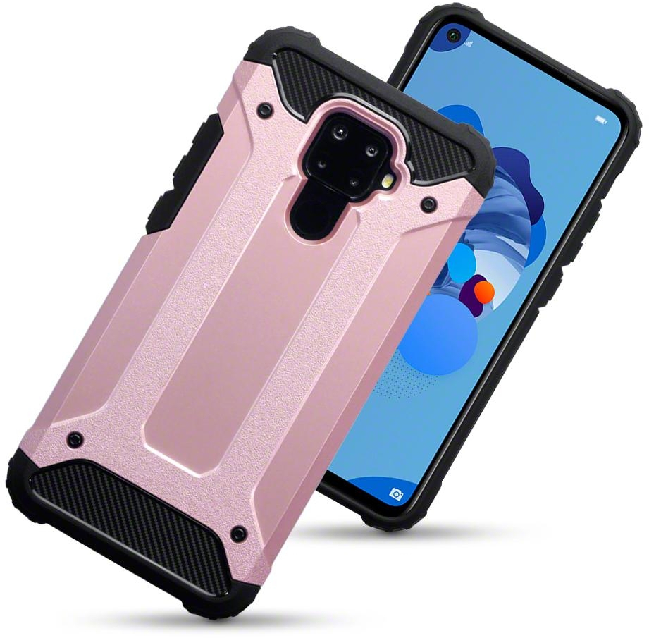 Terrapin Ανθεκτική Θήκη Double Layer Impact Huawei Mate 30 Lite - Rose Gold (131-083-118)