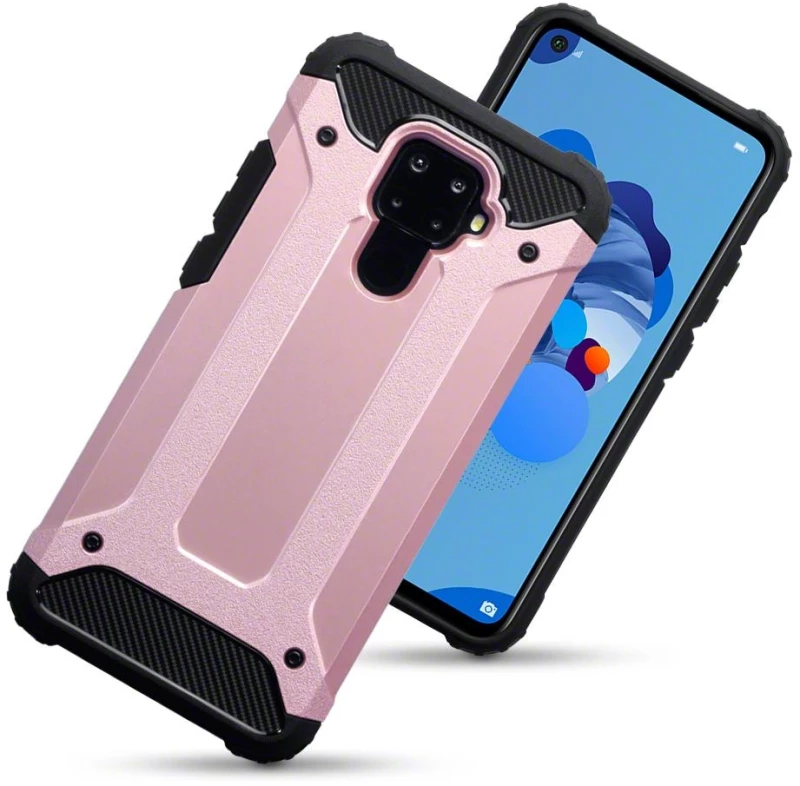 Terrapin Ανθεκτική Θήκη Double Layer Impact Huawei Mate 30 Lite - Rose Gold (131-083-118)