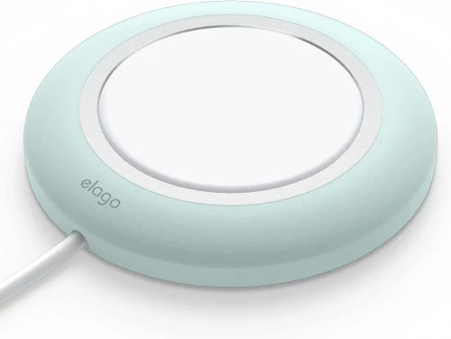 Elago MagSafe Charging Pad - Βάση Σιλικόνης για τον Ασύρματο Φορτιστή MagSafe - Mint (EMSPAD1-MT)