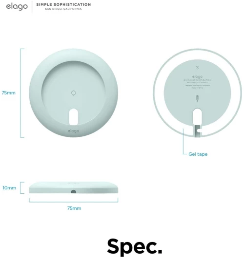 Elago MagSafe Charging Pad - Βάση Σιλικόνης για τον Ασύρματο Φορτιστή MagSafe - Mint (EMSPAD1-MT)