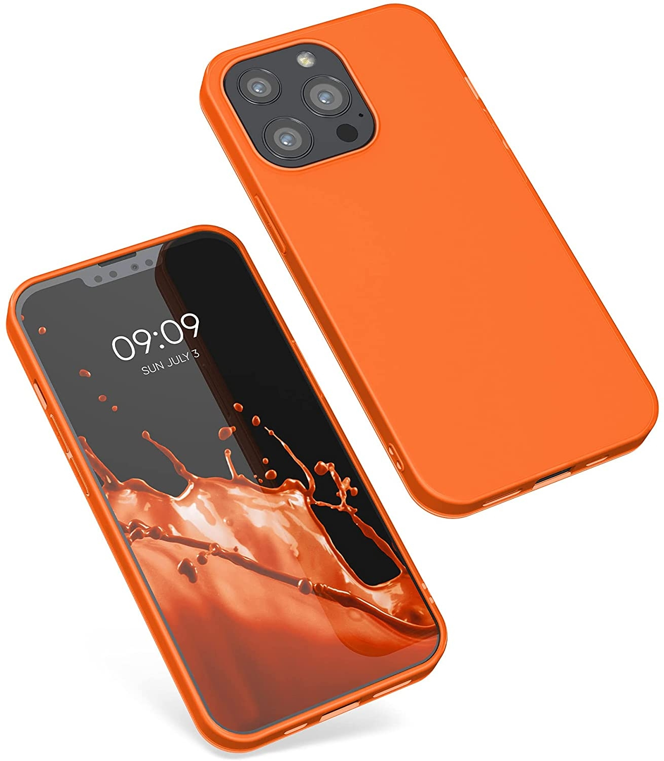 KWmobile Θήκη Σιλικόνης Apple iPhone 13 Pro - Neon Orange (55957.69)