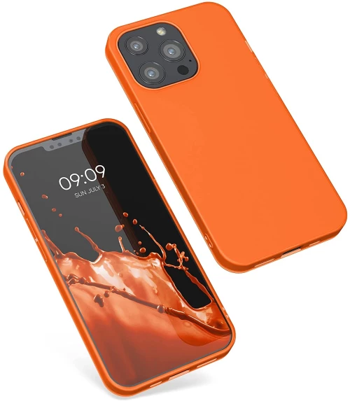 KWmobile Θήκη Σιλικόνης Apple iPhone 13 Pro - Neon Orange (55957.69)