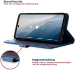 Rosso Element PU Θήκη Πορτοφόλι Samsung Galaxy S22 Plus 5G - Blue (8719246343131)