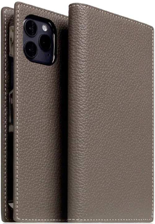 SLG Design D8 Full Grain Leather - Δερμάτινη Θήκη Flip Apple iPhone 13 Pro Max - Etoffe Cream (SD-D8G-DC-IP13PM-EC)