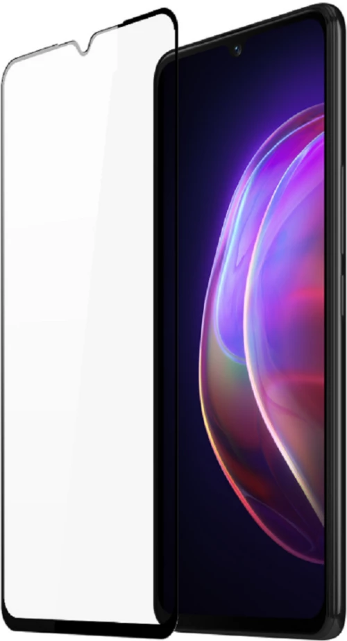 DuxDucis Tempered Glass - FullFace Αντιχαρακτικό Προστατευτικό Γυαλί Οθόνης Vivo V21 - Black (6934913048368)