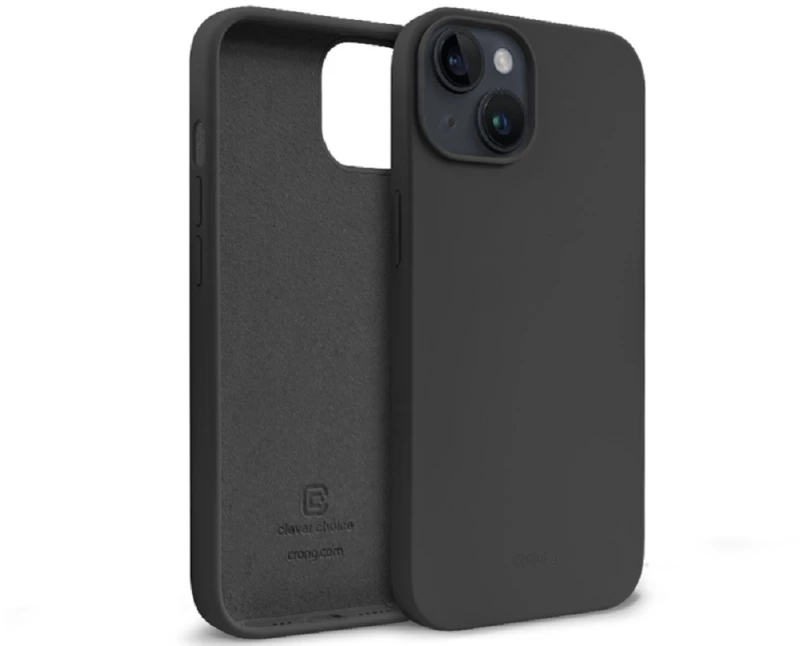 Crong Color Θήκη Premium Σιλικόνης Apple iPhone 14 Plus - Black (CRG-COLR-IP1467-BLK)