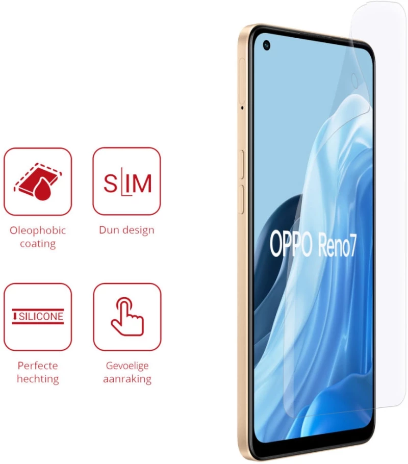 Rosso Ultra Clear Screen Protector - Μεμβράνη Προστασίας Οθόνης - Oppo Reno7 - 2 Τεμάχια (8719246375620)