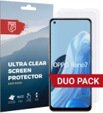 Rosso Ultra Clear Screen Protector - Μεμβράνη Προστασίας Οθόνης - Oppo Reno7 - 2 Τεμάχια (8719246375620)