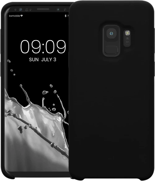 KWmobile Soft Flexible Rubber Cover - Θήκη Σιλικόνης Samsung Galaxy S9 - Black (44182.01)