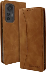 Bodycell Θήκη - Πορτοφόλι Xiaomi 12 Lite - Brown (5206015005046)