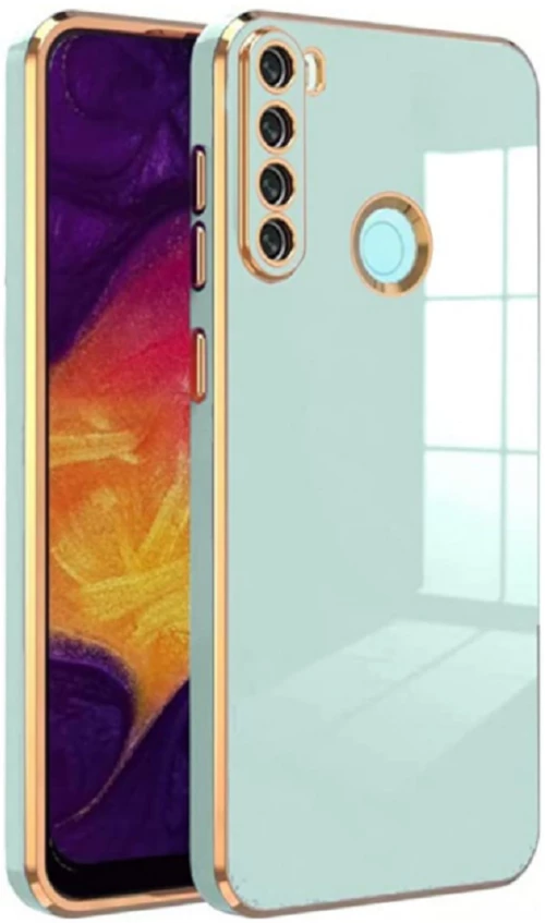 Bodycell Gold Plated - Θήκη Σιλικόνης Xiaomi Redmi Note 8 / Note 8 2021 - Mint Green (5206015070075)