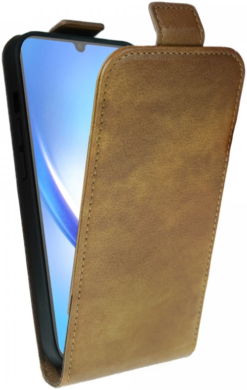 Rosso Element Vertical Flip Case - Flip Θήκη Πορτοφόλι Samsung Galaxy A53 5G - Brown (8719246406911)