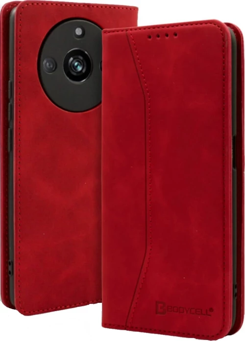 Bodycell Θήκη - Πορτοφόλι Realme 11 Pro - Red (5206015026317)
