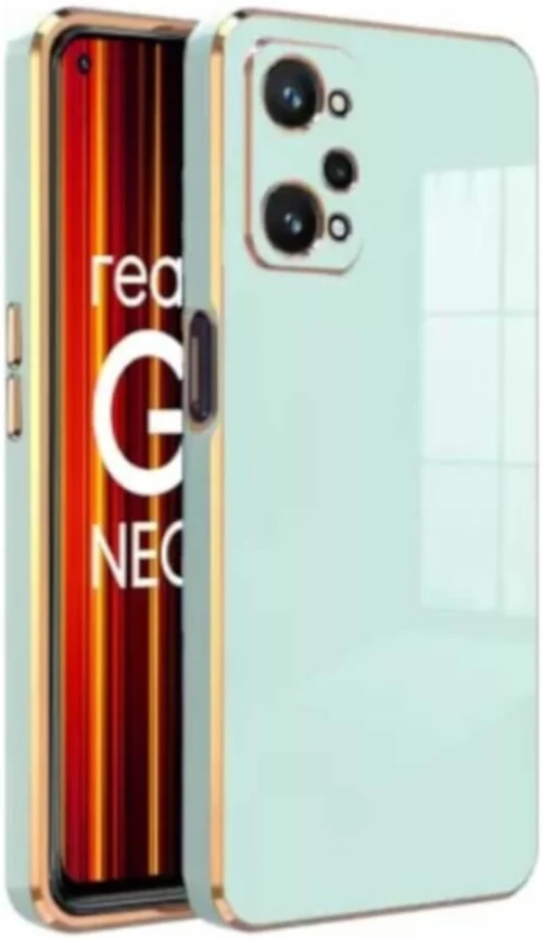 Bodycell Gold Plated - Θήκη Σιλικόνης Realme GT Neo 2 - Mint Green (5206015070914)
