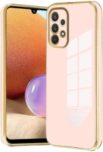 Bodycell Gold Plated - Θήκη Σιλικόνης Samsung Galaxy A32 5G - Pink (5206015071188)