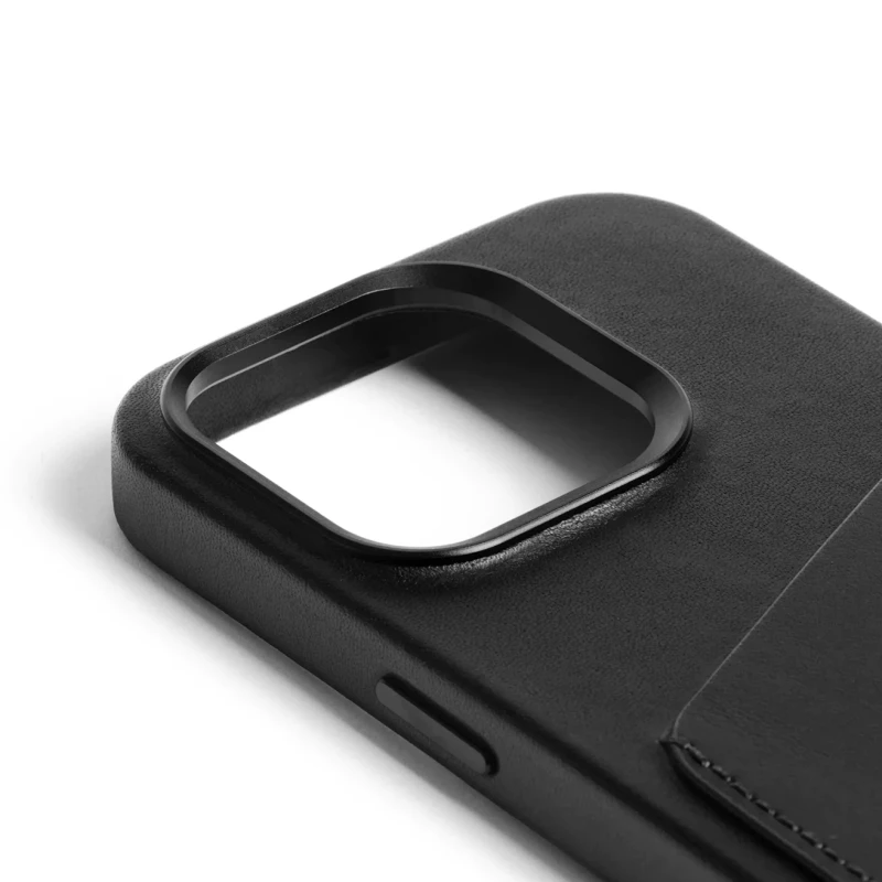 MUJJO Full Leather Wallet Case - Δερμάτινη Θήκη-Πορτοφόλι MagSafe - Apple iPhone 15 Pro - Black (MUJJO-CL-040-BK)