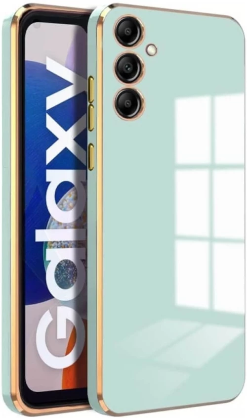 Bodycell Gold Plated - Θήκη Σιλικόνης Samsung Galaxy A34 - Mint Green (5206015071201)