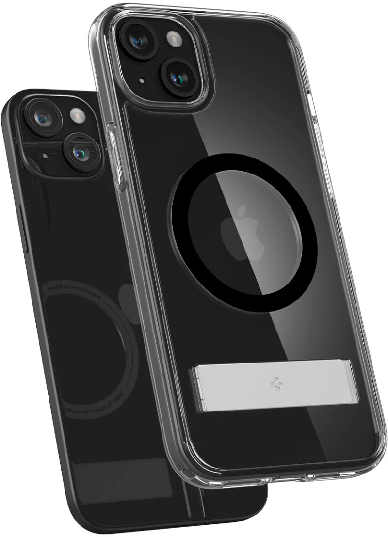 Spigen Ultra Hybrid S MagFit - Διάφανη Θήκη MagSafe - Apple iPhone 15 - Black (ACS06808)