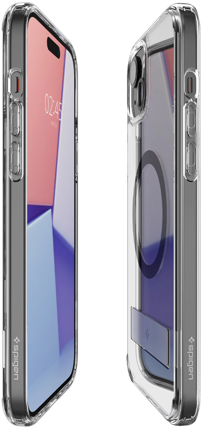Spigen Ultra Hybrid S MagFit - Διάφανη Θήκη MagSafe - Apple iPhone 15 - Black (ACS06808)
