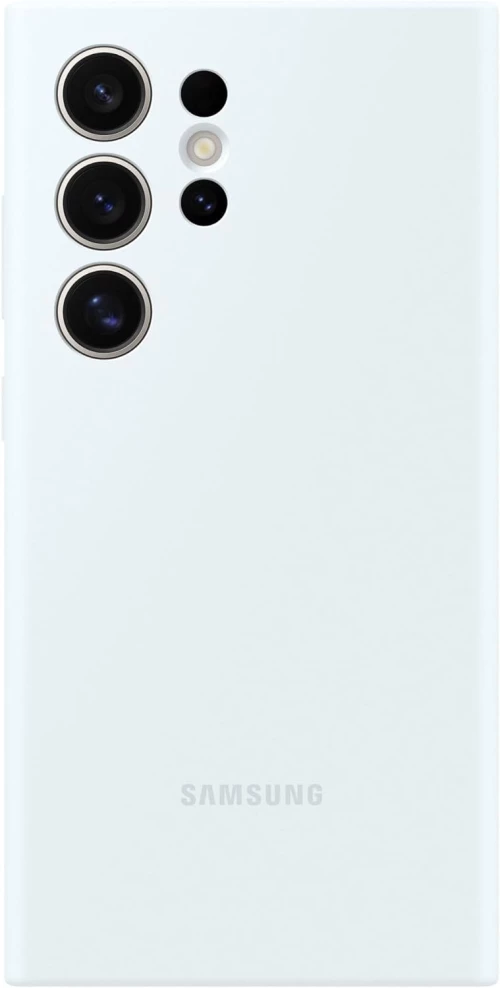 Θήκη Σιλικόνης - Samsung Galaxy S24 Ultra - Official Samsung Silicone Case - White (EF-PS928TWEGWW)