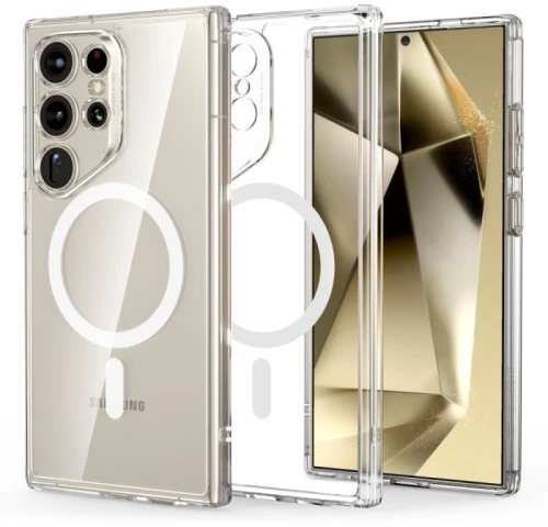 Ανθεκτική MagSafe Θήκη Samsung Galaxy S24 Ultra - ESR Classic Hybrid HaloLock - Clear (4894240190302)
