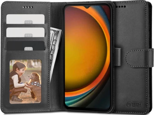 Θήκη Πορτοφόλι Samsung Galaxy Xcover7 - Tech-Protect Wallet - Black (5906203691623)