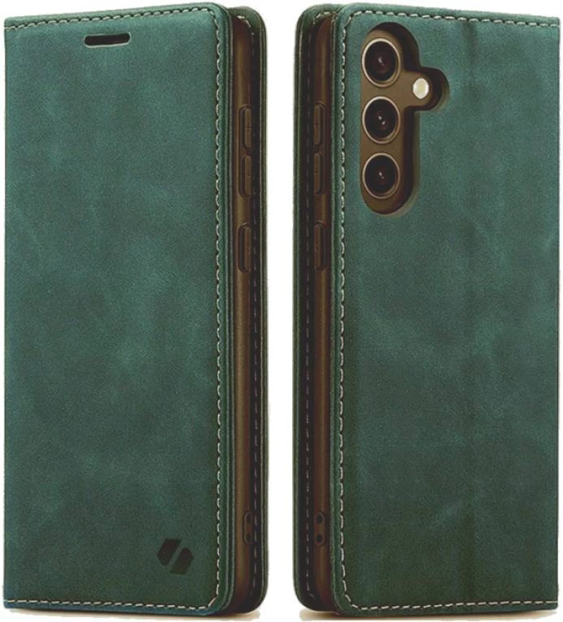 Θήκη Πορτοφόλι - Samsung Galaxy S24 - Spacecase Wallet - Green (5905719106379)