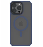 Spacecase Hybrid MagSafe - Σκληρή Ημιδιάφανη Θήκη MagSafe - Apple iPhone 15 Pro Max - Dark Blue (5905719103248)