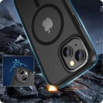 Tech-Protect MagMat "2" - Σκληρή Ημιδιάφανη Θήκη MagSafe - Apple iPhone 15 - Matte Black (5906302307944)