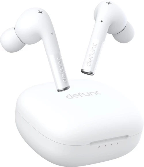Defunc True Entertainment Bluetooth 5.2 Ασύρματα True Wireless Ακουστικά με Θήκη (Λευκό)