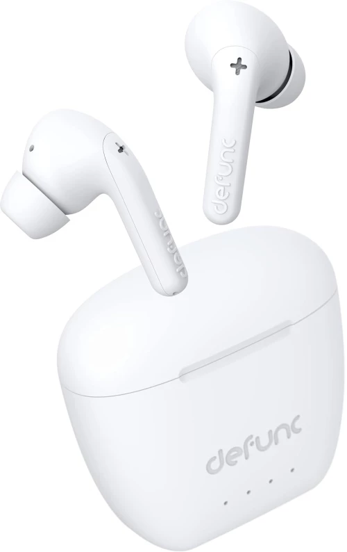 Defunc True Audio Bluetooth 5.3 Ασύρματα True Wireless Ακουστικά με Θήκη (Λευκό)