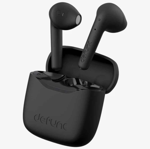 Defunc True Lite Bluetooth 5.3 Ασύρματα True Wireless Ακουστικά με Θήκη (Μαύρο)