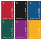 Τετράδιο Σπιράλ 3 Θεμ. Academy Α4 Διάφορα χρώματα Typotrust  4543-11 (TYP4543-11)