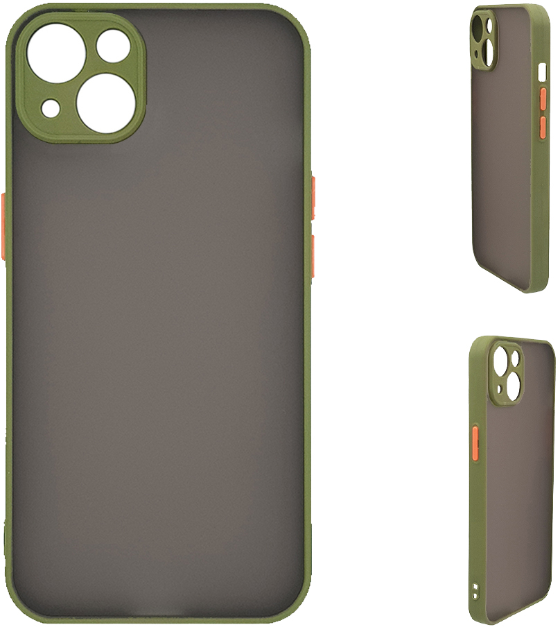 Θήκη Σιλικόνης Color Button Bumper Sonique Apple iPhone 15 Plus Πράσινο Ανοιχτό - Sonique - Πράσινο Ανοιχτό - iPhone 15 Plus - Θήκες Πλάτης