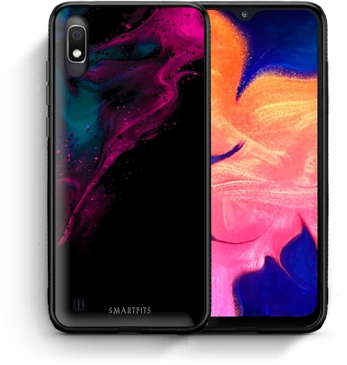 Watercolor Pink Black - Samsung Galaxy A10 case