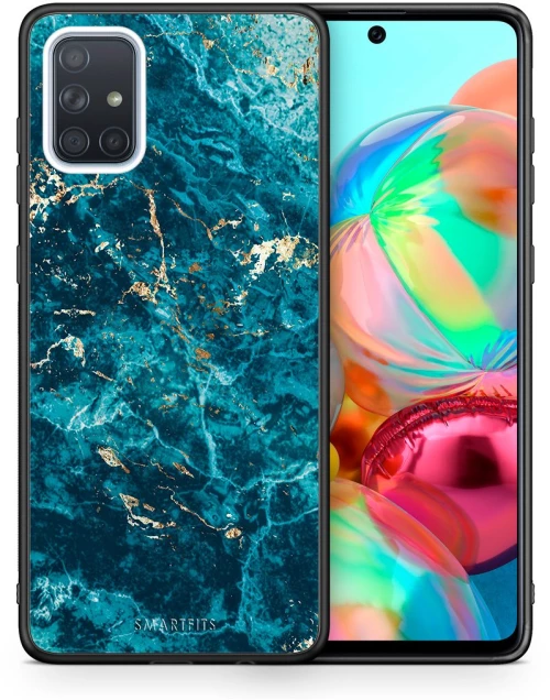 Marble Blue - Samsung Galaxy A71 case