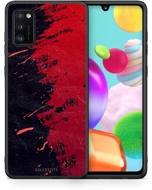 Red Paint - Samsung Galaxy A41 θήκη