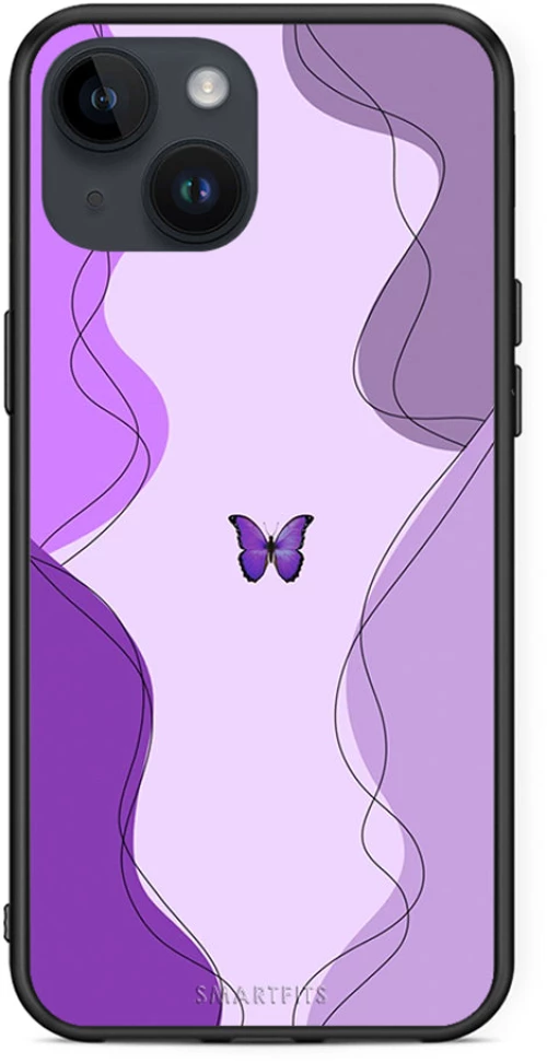 Purple Mariposa - iPhone 15 case