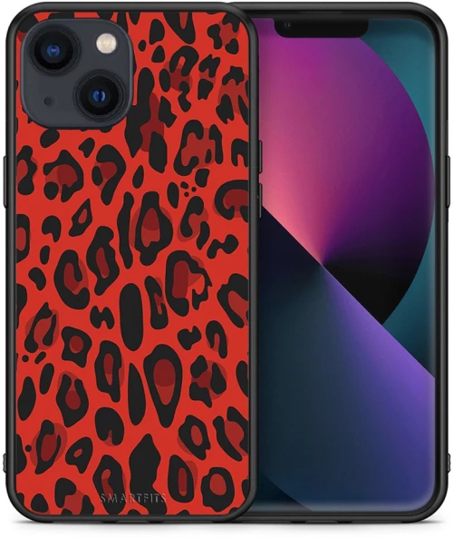 Animal Red Leopard - iPhone 13 case